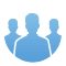 leadership 3 men silhouette icon