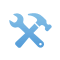port project hammer and wrench icon