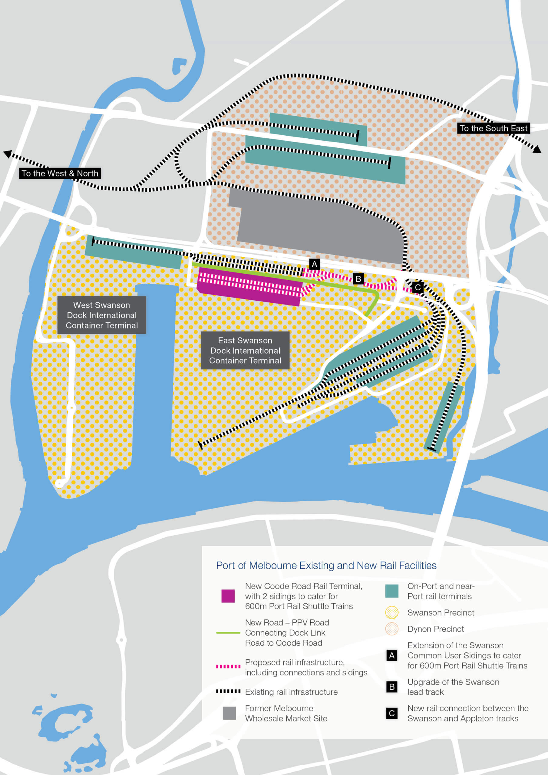 GPO map - All of the key locations marked